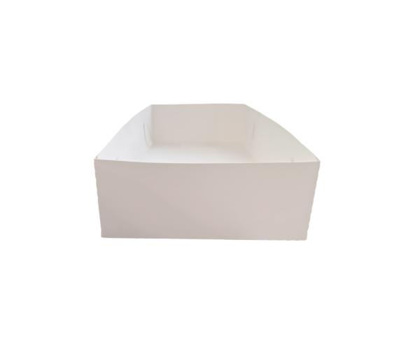 PUDEŁKO CUKIERNICZE BIAŁE Z TEKTURY LITEJ 185x140x80mm 100szt. (1)