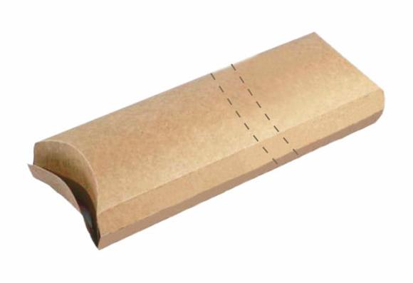 Pudełko na TORTILLĘ MAŁĄ  KRAFT BEZ DRUKU 80x30x225mm 100szt (1)