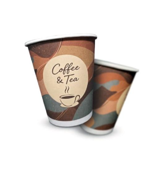 Kubek Papierowy Coffe&Tea 0% Plastik 250ml 50szt. (1)