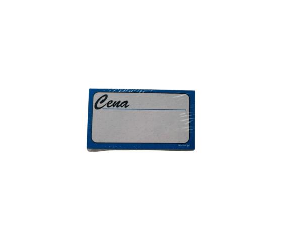 Cenówki kartonowe NIEBIESKIE MAŁE 3,2x5,7 cm 100szt. (2)