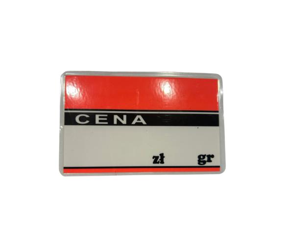 Ceny Laminowane FLUO CZERWONE 60x95mm 50szt. (1)