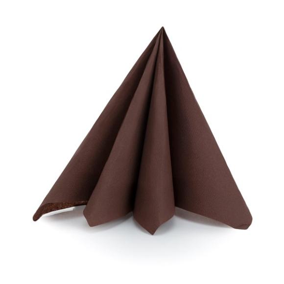 Serwetki TENDANCE 38x38cm CZEKOLADOWE 2warstwowe 50szt (2)