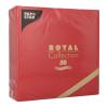 Serwetki bordowe Airlaid 40x40cm ROYAL Collection 11608 1/4 50szt