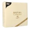 Serwetki szampan Airlaid 40x40cm ROYAL Collection 11621 1/4 50szt