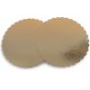 Złoty krążek karbowany pod tort 16cm 2000g 1szt.