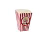 Pudełko na POPCORN średnie z nadrukiem 85x85x207mm 50szt