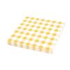 Obrazek dla: Serwetki papierowe KARO Żółto Biała Krata 1warstwowe 33x33cm 100szt.