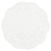 Obrazek dla: Serwetki białe ozdobne ażurowe pod ciastko ciasto tort śr. 30cm 100szt.