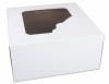Obrazek dla: Pudełko cukiernicze na ciasto i tort z okienkiem P1823 250x250x120mm 50szt.