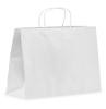 Obrazek dla: Torba papierowa biała z uchem skręcanym 54x14x44cm 200szt.