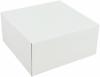 Obrazek dla: Pudełko cukiernicze białe ciasto tort babeczki 280x280x130mm P1502 50szt.