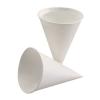 Obrazek dla: Kubki Rożki z pulpy trzciny cukrowej do dyspensera na wodę 120ml śr.70mm 200szt.