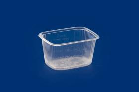 Obrazek dla: Pojemnik plastikowy prostokątny 806 300ml PRA300RC wielokrotnego użytku 100szt.