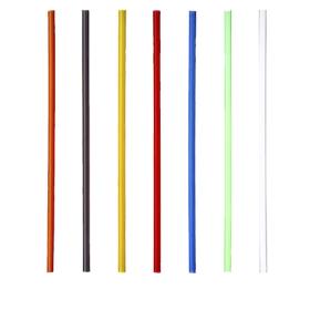 Słomki plastikowe proste MIX KOLORÓW śr.7/220  mm WIELOKROTNEGO UŻYTKU 500szt