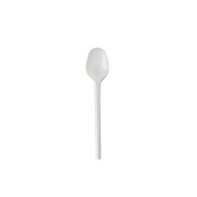 Łyżeczka plastikowa BIAŁA 12,5cm wielokrotnego użytku 100szt.