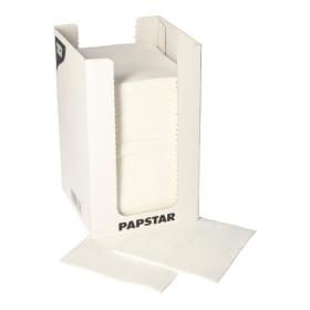 Obrazek dla: Serwetki białe papierowe 2w PUNTO w dozowniku 20x20cm składane 1/4 100szt!