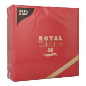 Serwetki bordowe Airlaid 40x40cm ROYAL Collection 11608 1/4 50szt