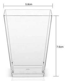 Obrazek dla: FINGERFOOD Pucharek Pyramide na deser i przystawkę 160ml 24szt.