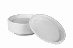 Talerz plastikowy PP deserowy śr.17CM 6GR WIELOKROTNEGO UŻYTKU 100 szt.