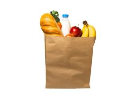 Torba papierowa bez uchwytu klockowa BRĄZOWA 220x110x320mm 250szt.