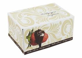 Pudełko cukiernicze na ciasto z nadrukiem P678 ORNAMENT 165x110x80mm 25szt. 