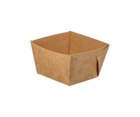 Miska papierowa kwadratowa kraft (brązowa) na lody 240ml 0% Plastik BEZ OPŁATY SUP 50szt 