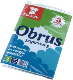 Obrus papierowy biały Kuchcik 100x140cm 3szt. 