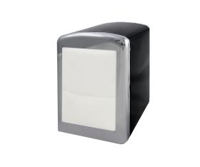 Dyspenser metalowy CLARINA do serwetek 17x17cm CZARNY 1szt.