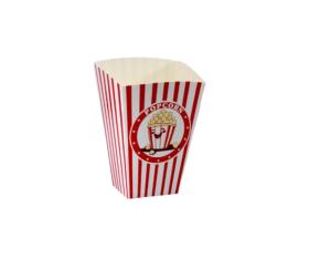 Pudełko na POPCORN średnie z nadrukiem 85x85x207mm 50szt