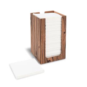 Serwetka Airlaid Biała 20x20cm w dozowniku 100szt.