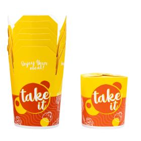 Kebab Box Food Box FRYTKI MAKARON 0% plastik BEZ OPŁATY SUP! 500ml 50szt