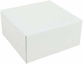 Pudełko cukiernicze białe na ciasto tort 280x280x130mm P1502 1szt.