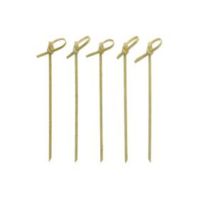 Obrazek 2 dla: FINGERFOOD KNOT PURE Patyczki Bambusowe pętelka dł.12cm 120mm 250szt.