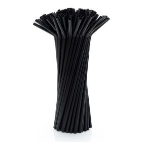 Obrazek dla: Słomki plastikowe PP łamane 5x210mm CZARNE REUSE 100szt.