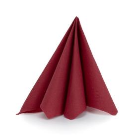 Obrazek 2 dla: Serwetki bordowe TENDANCE 25x25cm 2warstwowe 50szt.