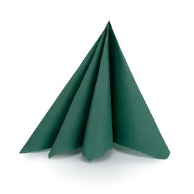 Obrazek 2 dla: Serwetki ciemnozielone TENDANCE 25x25 cm 2warstwowe 50szt.