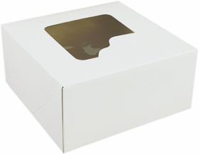 Obrazek dla: Pudełko cukiernicze na ciasto i tort z okienkiem P694 280x280x130 P694 50szt.