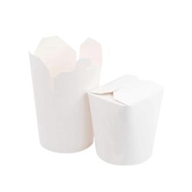 Obrazek dla: Kebab Box BIAŁY Food Box FRYTKI MAKARON 0% plastik BEZ SUP! 500ml 50szt.