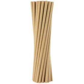 Obrazek dla: Słomka papierowa brązowa kraft śr.8mm dł.210mm 8/210 100szt.