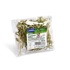 Obrazek 2 dla: FINGERFOOD KNOT Patyczki Bambusowe pętelka 6 cm  100szt.