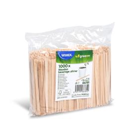 Obrazek 2 dla: Mieszadełko drewniane jednorazowe do kawy ekologiczne 11cm 1000szt.