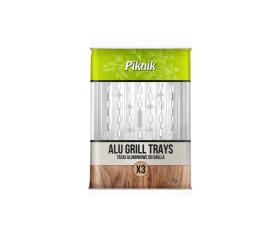 Obrazek dla: Tacka Aluminiowa Do Grillowania 3 szt