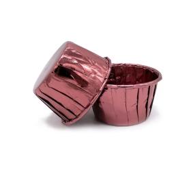 Obrazek dla: Papilotki metalizowane do muffinek Foremki do babeczek MIEDZIANE 100szt.