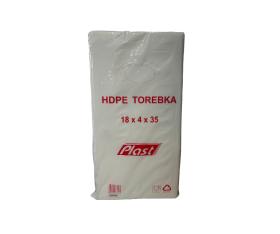 Obrazek dla: Woreczki foliowe HDPE do pakowania żywności 18x4x35cm 6MY   800 szt.