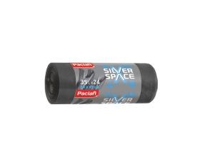 Obrazek dla: Worki na śmieci srebrne z taśmą PACLAN SILVER SPACE 35L 15szt