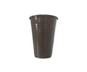 Obrazek dla: Kubek plastikowy BRĄZOWY 200 ml BEZ OPŁATY SUP 100szt.