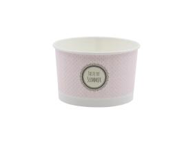 Obrazek dla: Miska papierowa na lody NADRUK PASTELE 130ml 25szt.
