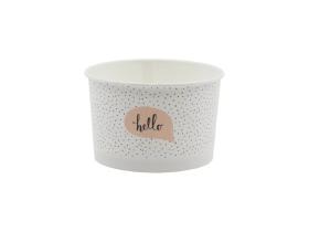 Obrazek 2 dla: Miska papierowa na lody NADRUK PASTELE 130ml 25szt.