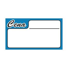 Obrazek dla: Cenówki kartonowe NIEBIESKIE DUŻE 8,4 x4,5cm 100szt.