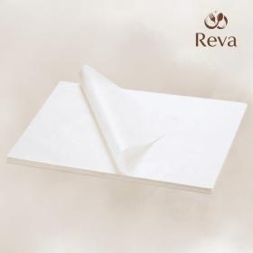 Obrazek dla: Papier do pieczenia biały dwustronnie silikonowy REVA 40x60cm 500 arkuszy